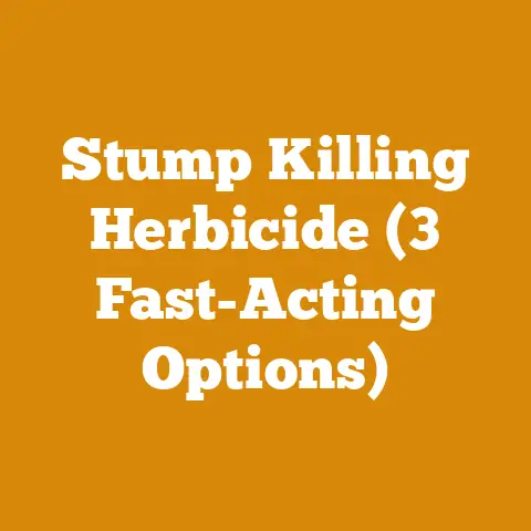 Stump Killing Herbicide (3 Fast-Acting Options)