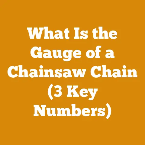 What Is the Gauge of a Chainsaw Chain (3 Key Numbers)