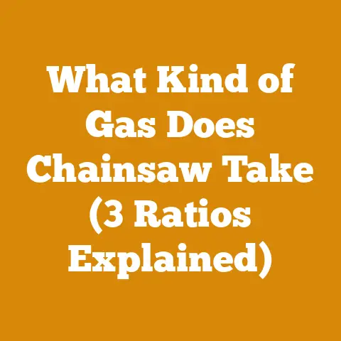 What Kind of Gas Does Chainsaw Take (3 Ratios Explained)