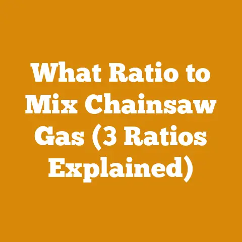 What Ratio to Mix Chainsaw Gas (3 Ratios Explained)