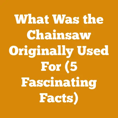 What Was the Chainsaw Originally Used For (5 Fascinating Facts)
