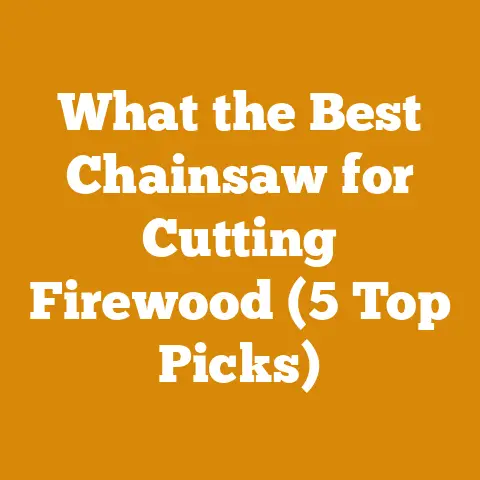What the Best Chainsaw for Cutting Firewood (5 Top Picks)