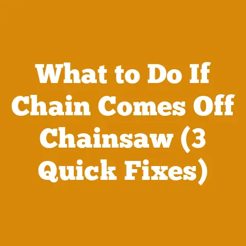 What to Do If Chain Comes Off Chainsaw (3 Quick Fixes)