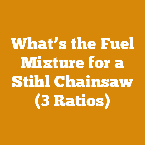 What’s the Fuel Mixture for a Stihl Chainsaw (3 Ratios)