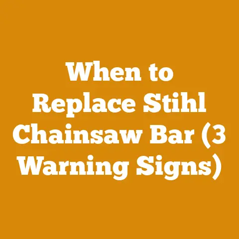 When to Replace Stihl Chainsaw Bar (3 Warning Signs)