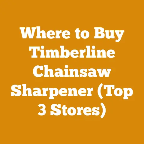 Where to Buy Timberline Chainsaw Sharpener (Top 3 Stores)