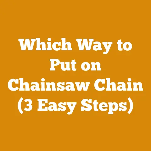 Which Way to Put on Chainsaw Chain (3 Easy Steps)
