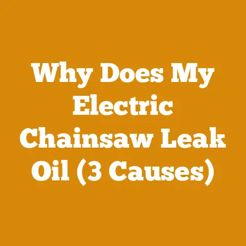 Why Does My Electric Chainsaw Leak Oil (3 Causes)