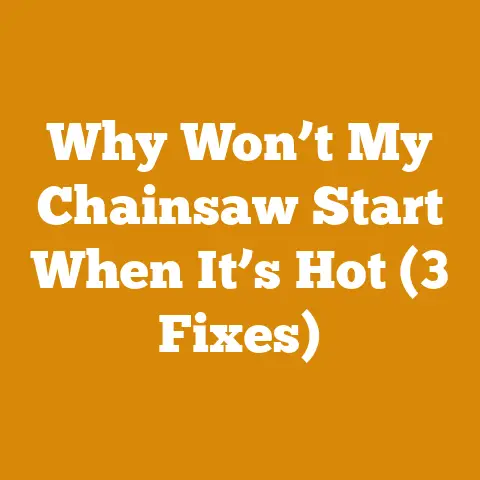 Why Won’t My Chainsaw Start When It’s Hot (3 Fixes)