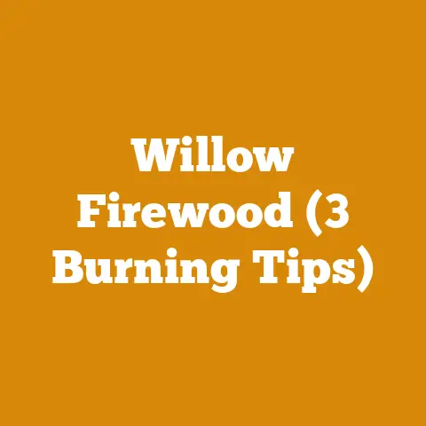 Willow Firewood (3 Burning Tips)