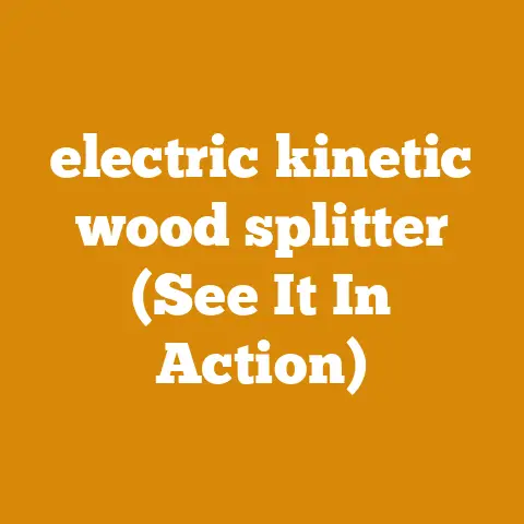 electric kinetic wood splitter (See It In Action)