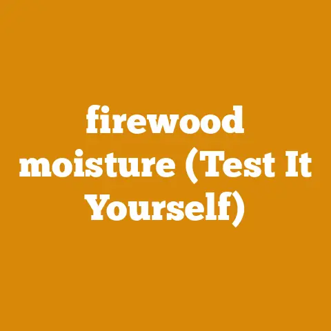 firewood moisture (Test It Yourself)