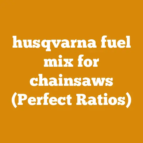 husqvarna fuel mix for chainsaws (Perfect Ratios)