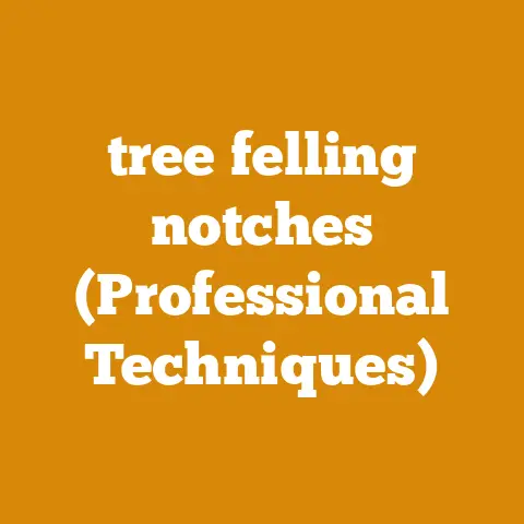 tree felling notches (Professional Techniques)