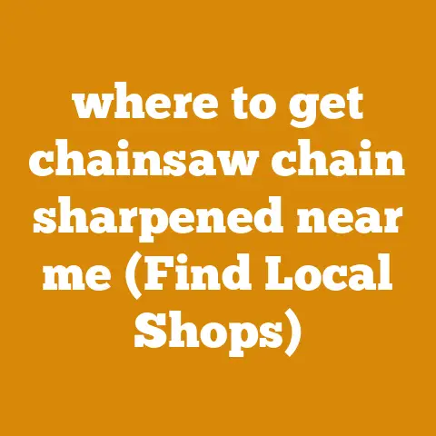 where to get chainsaw chain sharpened near me (Find Local Shops)