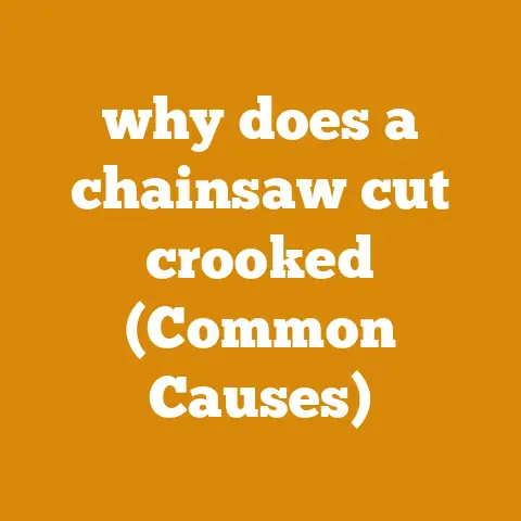 why does a chainsaw cut crooked (Common Causes)