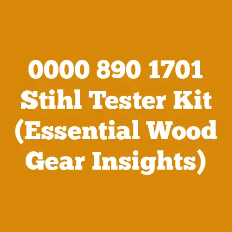 0000 890 1701 Stihl Tester Kit (Essential Wood Gear Insights)