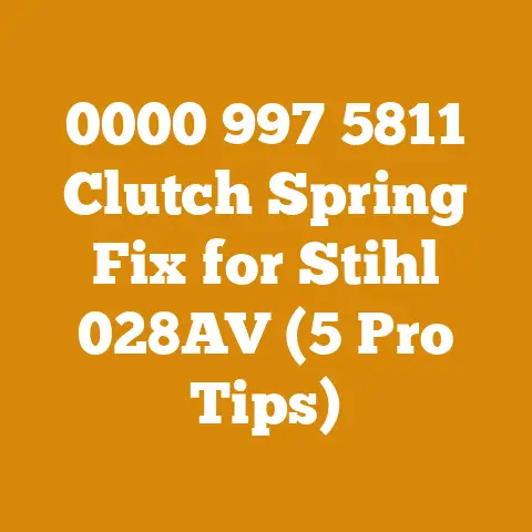 0000 997 5811 Clutch Spring Fix for Stihl 028AV (5 Pro Tips)