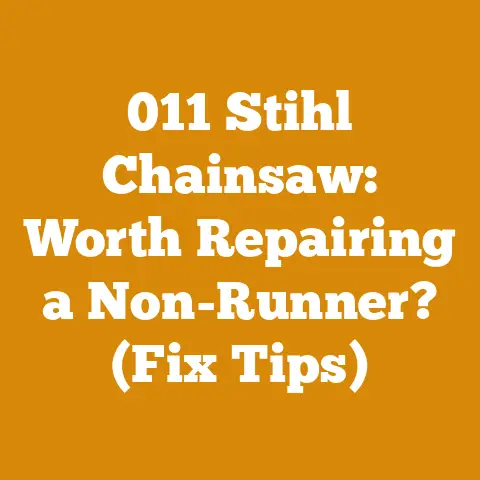 011 Stihl Chainsaw: Worth Repairing a Non-Runner? (Fix Tips)