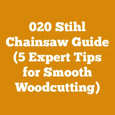 020 Stihl Chainsaw Guide (5 Expert Tips for Smooth Woodcutting)