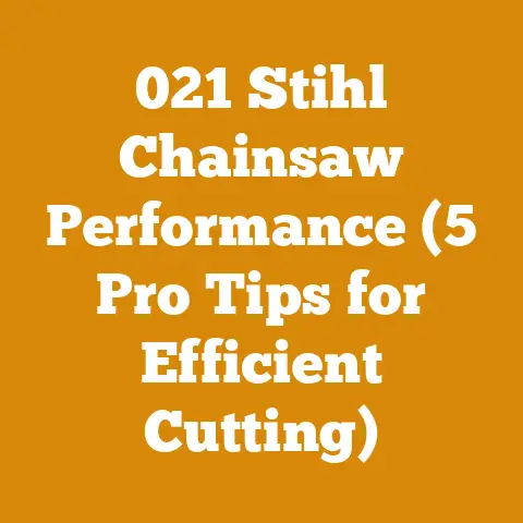 021 Stihl Chainsaw Performance (5 Pro Tips for Efficient Cutting)