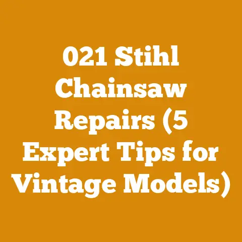 021 Stihl Chainsaw Repairs (5 Expert Tips for Vintage Models)