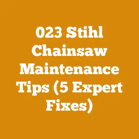 023 Stihl Chainsaw Maintenance Tips (5 Expert Fixes)