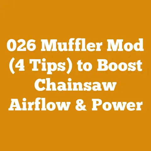 026 Muffler Mod (4 Tips) to Boost Chainsaw Airflow & Power