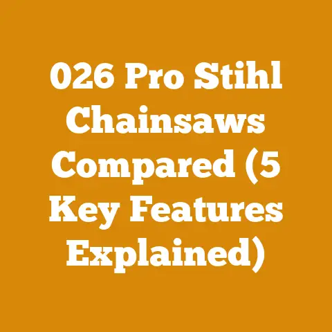 026 Pro Stihl Chainsaws Compared (5 Key Features Explained)