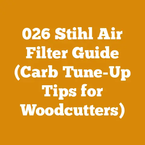 026 Stihl Air Filter Guide (Carb Tune-Up Tips for Woodcutters)