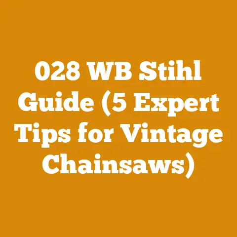 028 WB Stihl Guide (5 Expert Tips for Vintage Chainsaws)