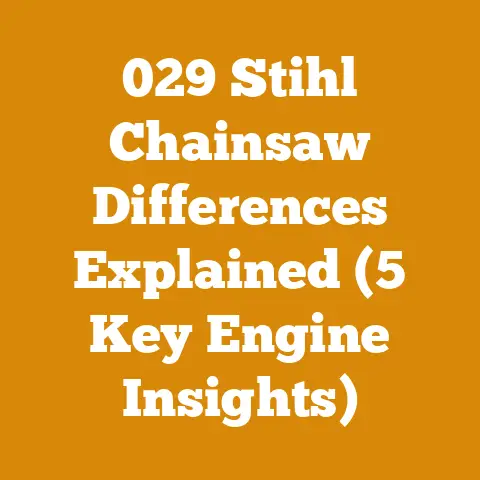 029 Stihl Chainsaw Differences Explained (5 Key Engine Insights)