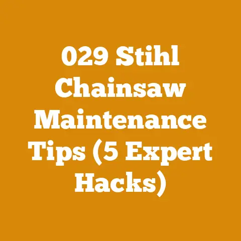 029 Stihl Chainsaw Maintenance Tips (5 Expert Hacks)