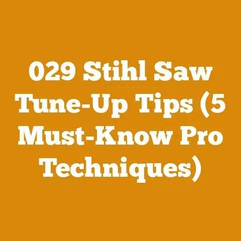 029 Stihl Saw Tune-Up Tips (5 Must-Know Pro Techniques)