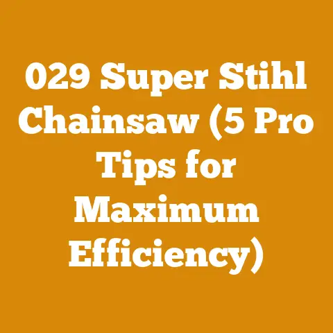 029 Super Stihl Chainsaw (5 Pro Tips for Maximum Efficiency)