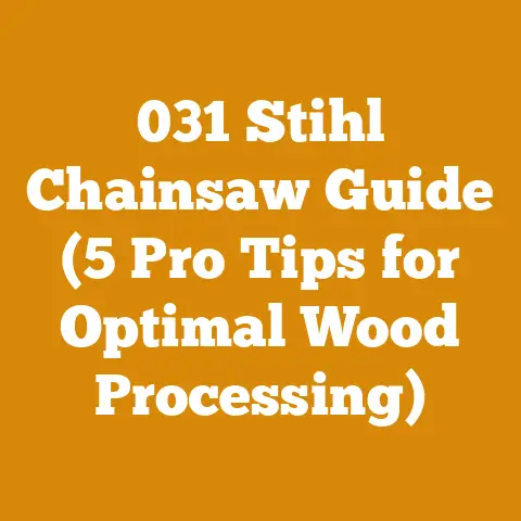 031 Stihl Chainsaw Guide (5 Pro Tips for Optimal Wood Processing)