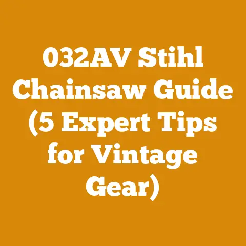 032AV Stihl Chainsaw Guide (5 Expert Tips for Vintage Gear)