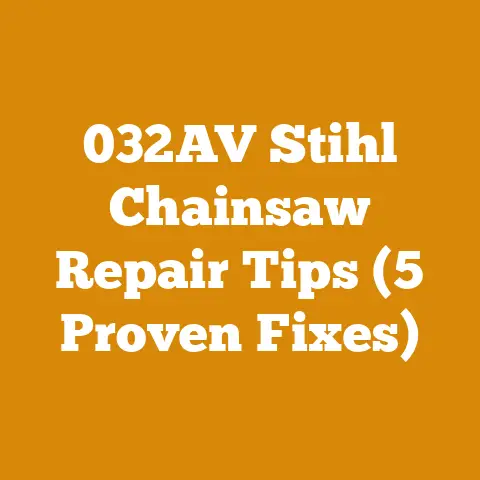032AV Stihl Chainsaw Repair Tips (5 Proven Fixes)