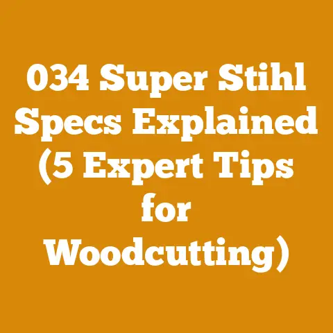 034 Super Stihl Specs Explained (5 Expert Tips for Woodcutting)