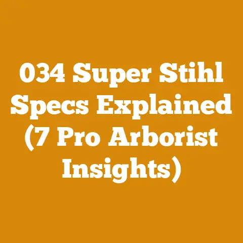 034 Super Stihl Specs Explained (7 Pro Arborist Insights)