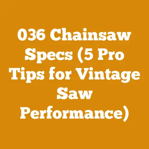 036 Chainsaw Specs (5 Pro Tips for Vintage Saw Performance)