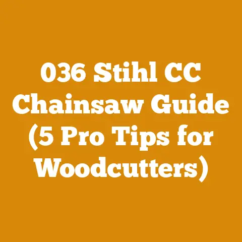 036 Stihl CC Chainsaw Guide (5 Pro Tips for Woodcutters)