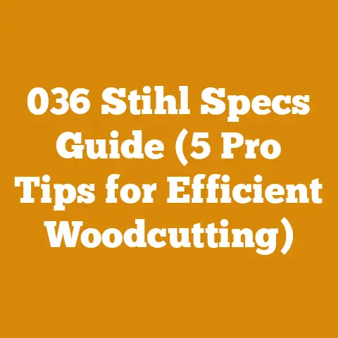 036 Stihl Specs Guide (5 Pro Tips for Efficient Woodcutting)