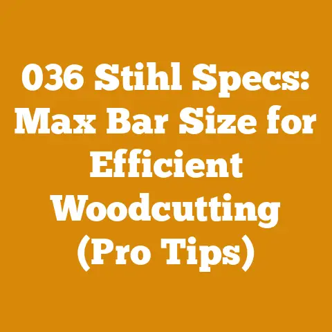 036 Stihl Specs: Max Bar Size for Efficient Woodcutting (Pro Tips)