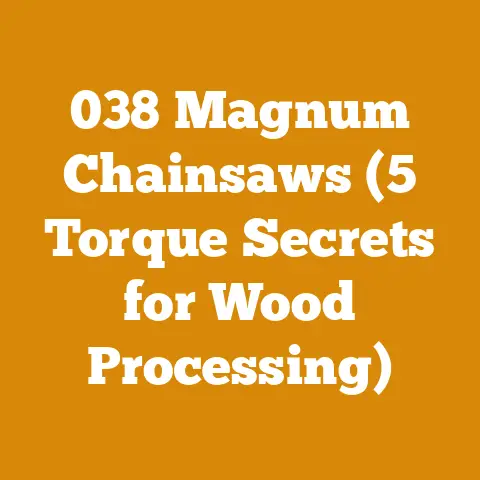 038 Magnum Chainsaws (5 Torque Secrets for Wood Processing)
