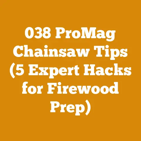 038 ProMag Chainsaw Tips (5 Expert Hacks for Firewood Prep)