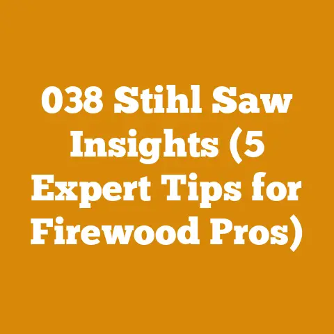 038 Stihl Saw Insights (5 Expert Tips for Firewood Pros)