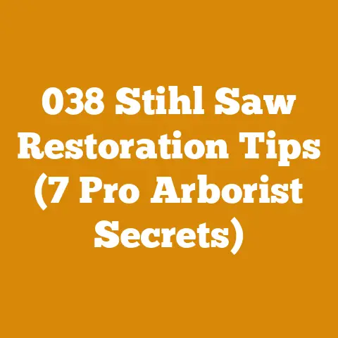 038 Stihl Saw Restoration Tips (7 Pro Arborist Secrets)
