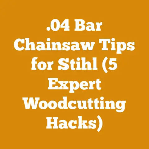 .04 Bar Chainsaw Tips for Stihl (5 Expert Woodcutting Hacks)