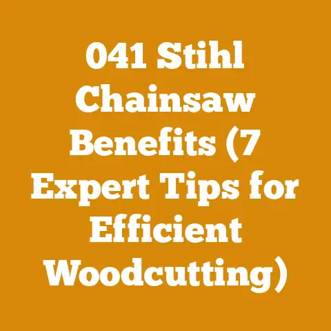 041 Stihl Chainsaw Benefits (7 Expert Tips for Efficient Woodcutting)